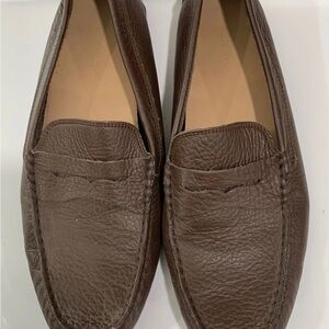 Lacoste Brown Leather Loafers